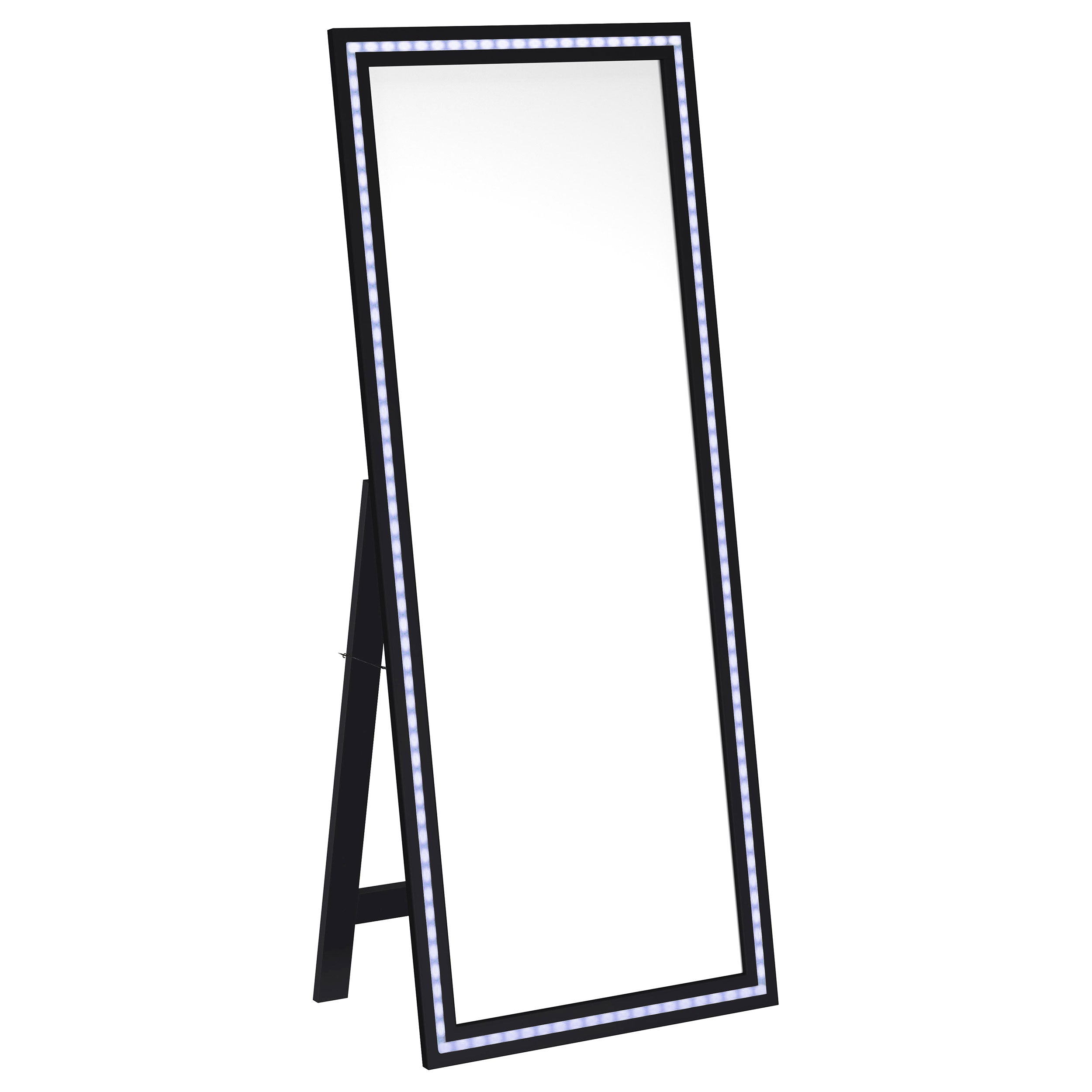 Windrose Standing Mirror with LED Lighting - Ideal Furniture (Fresno,CA)