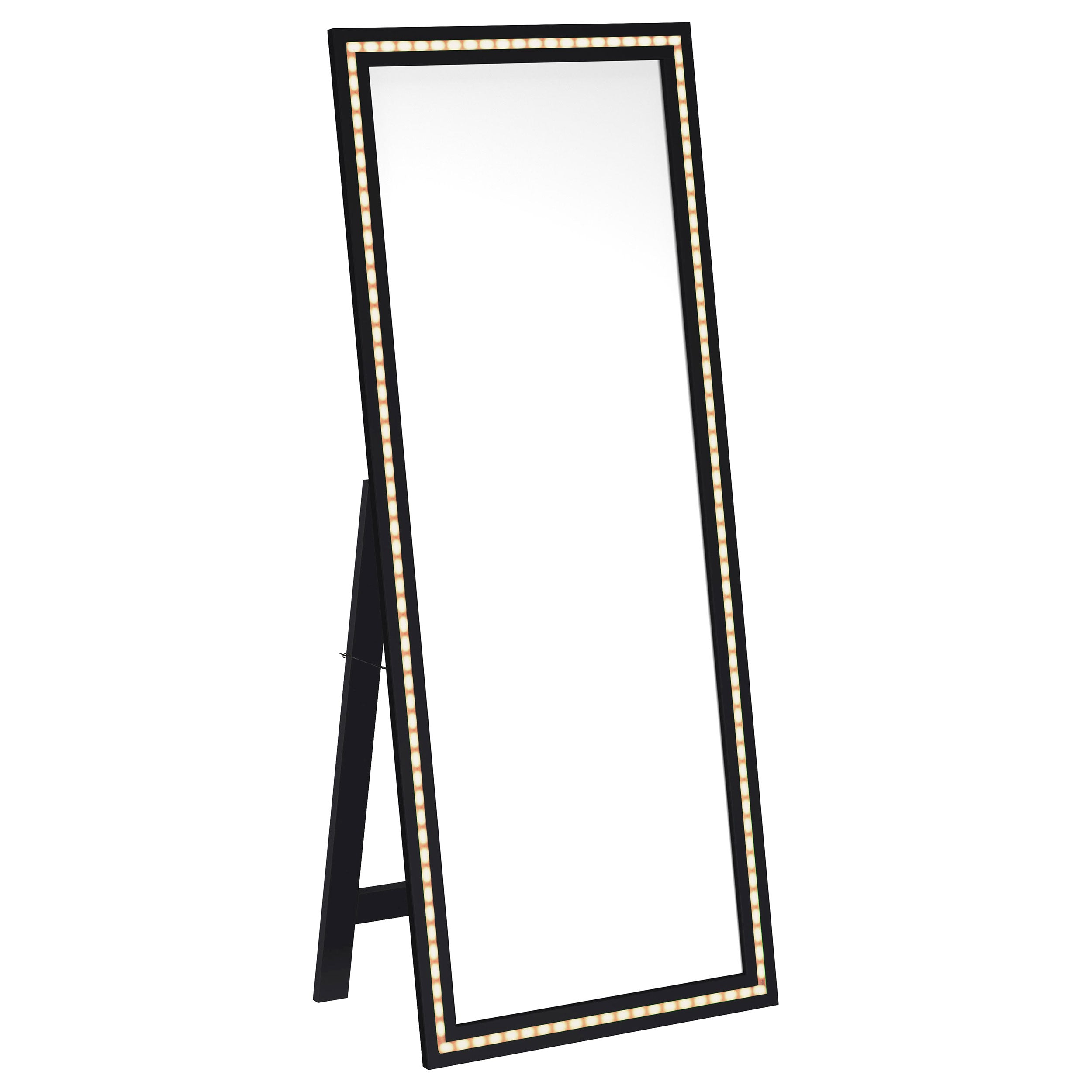 Windrose Standing Mirror with LED Lighting - Ideal Furniture (Fresno,CA)
