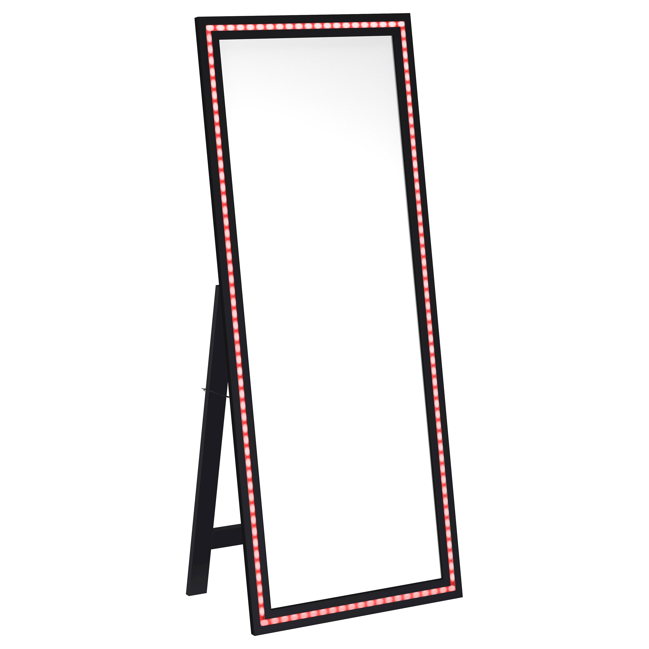Windrose Standing Mirror with LED Lighting - Ideal Furniture (Fresno,CA)