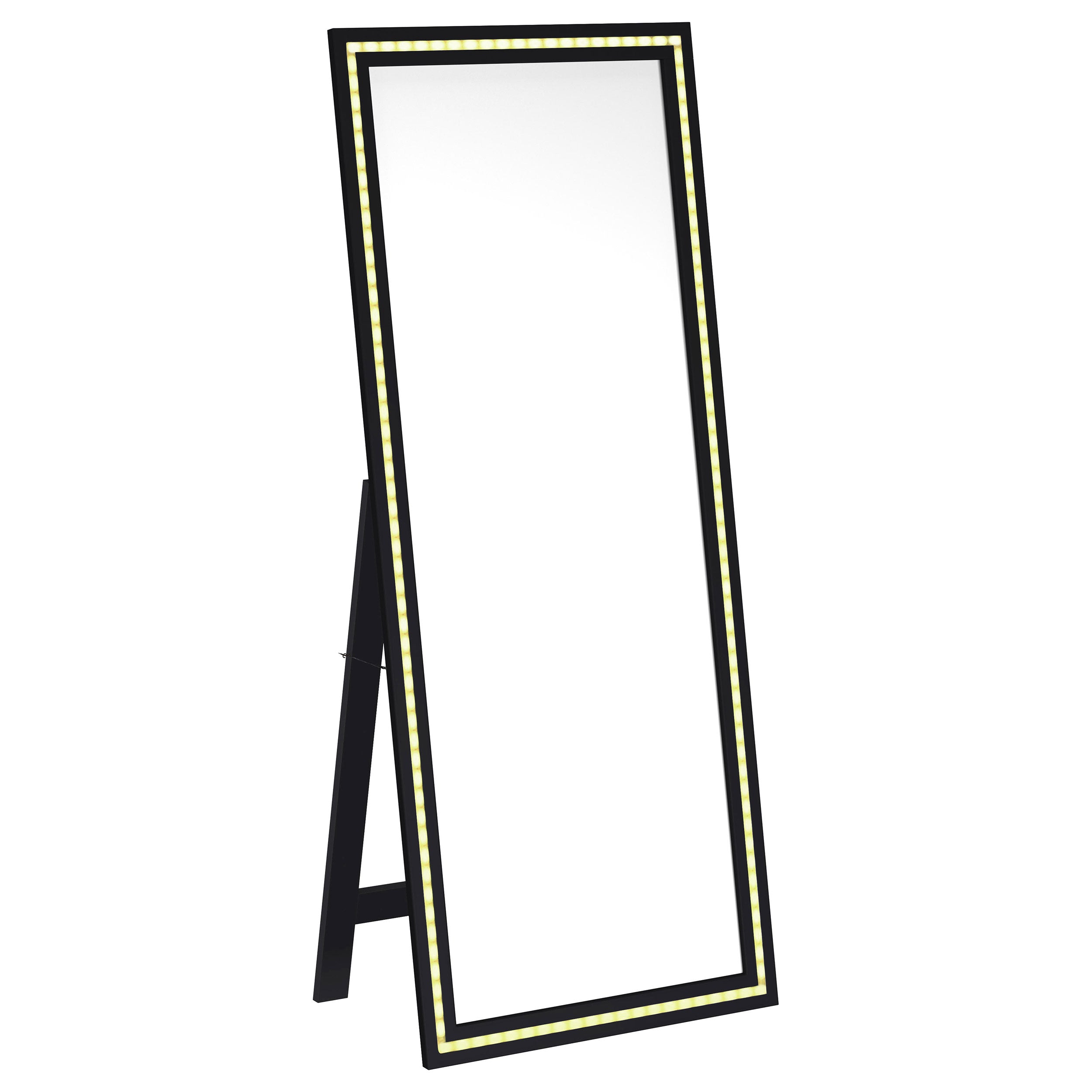 Windrose Standing Mirror with LED Lighting - Ideal Furniture (Fresno,CA)