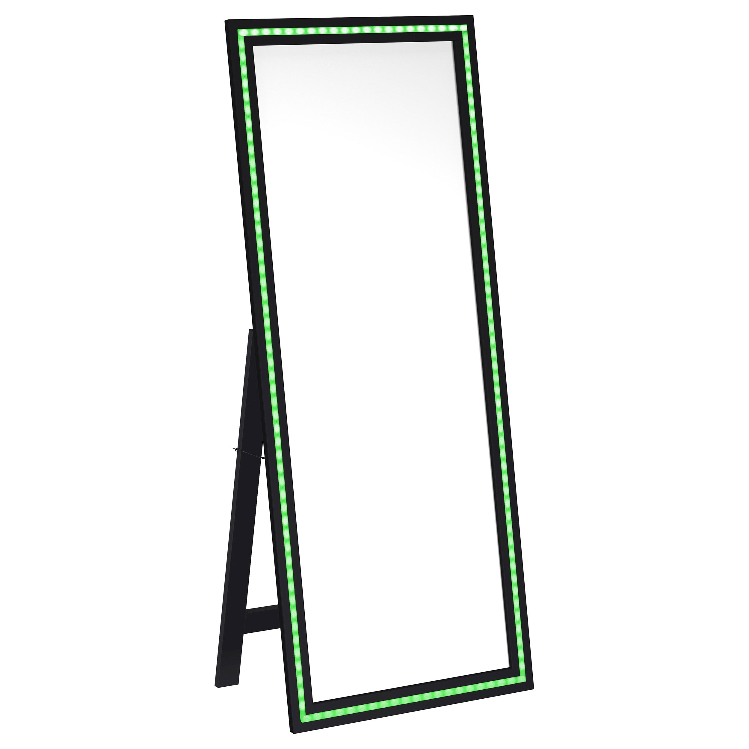 Windrose Standing Mirror with LED Lighting - Ideal Furniture (Fresno,CA)