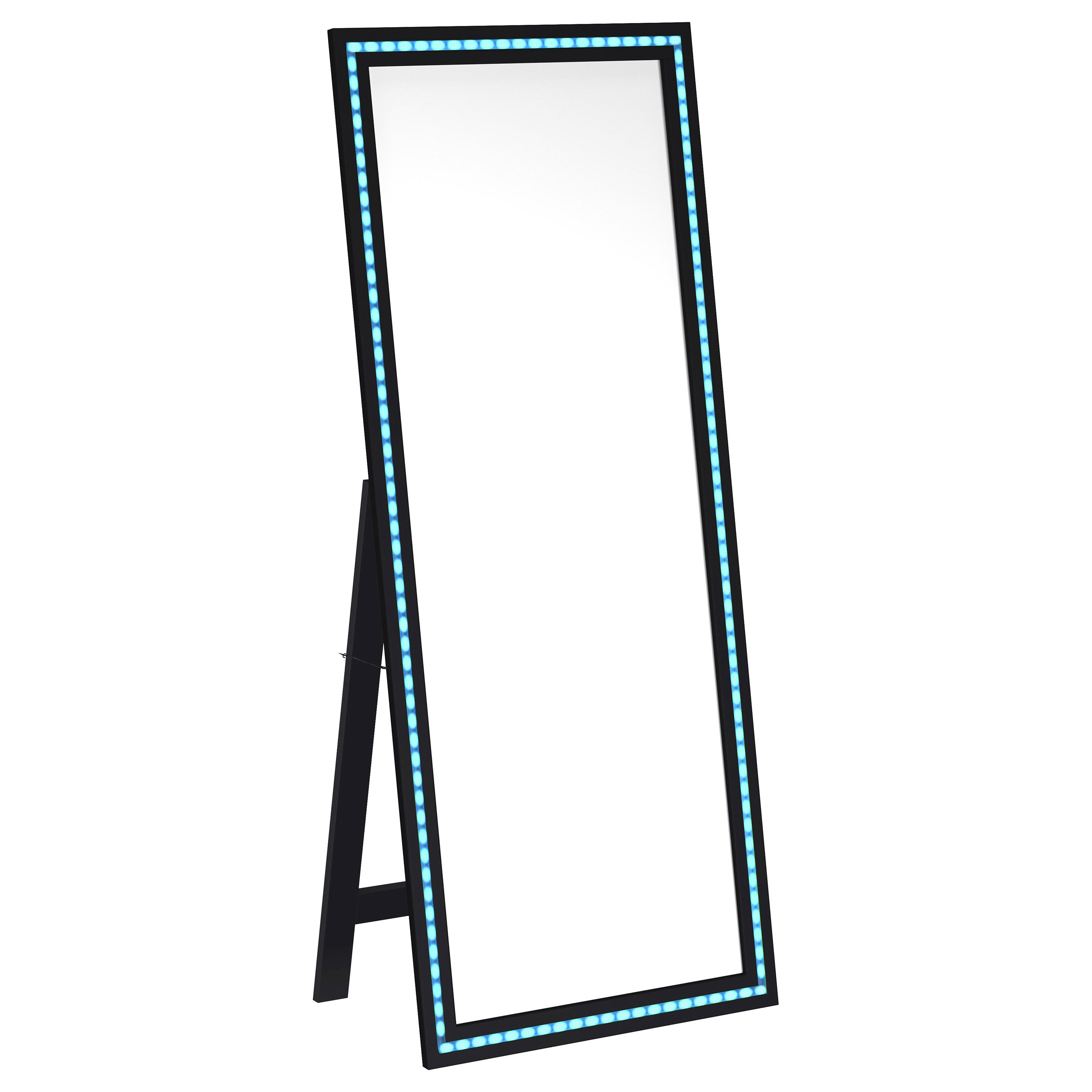 Windrose Standing Mirror with LED Lighting - Ideal Furniture (Fresno,CA)