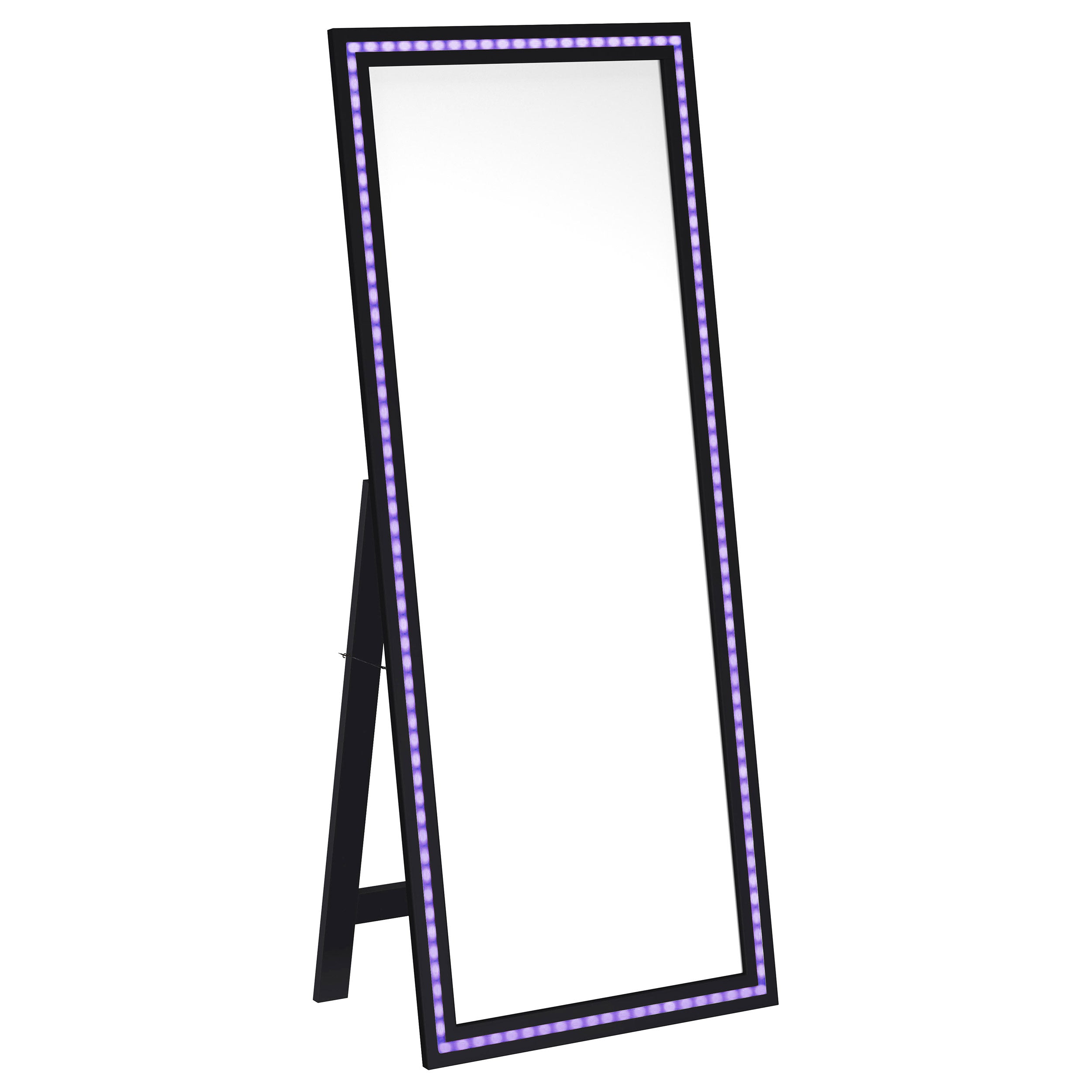 Windrose Standing Mirror with LED Lighting - Ideal Furniture (Fresno,CA)