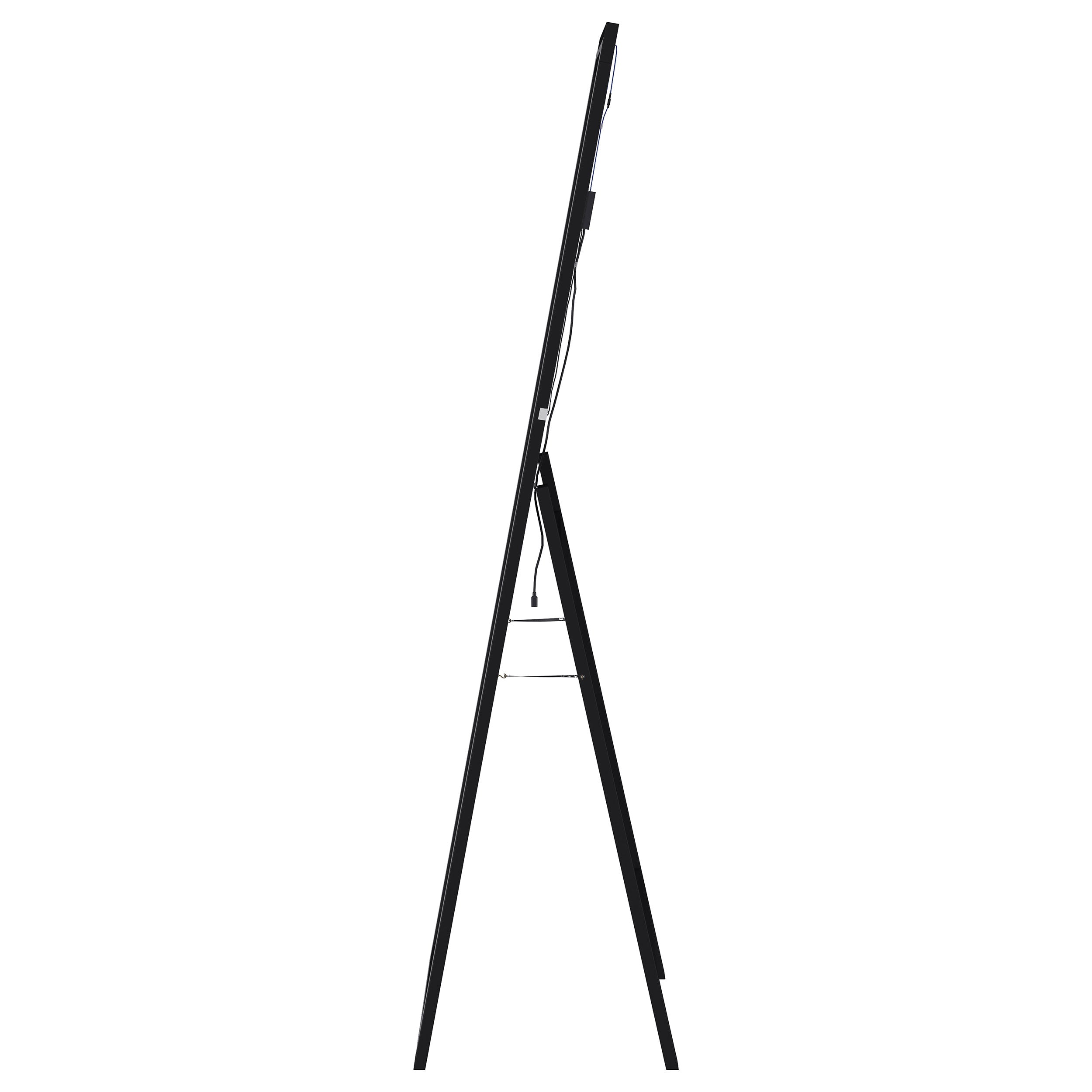 Windrose Standing Mirror with LED Lighting - Ideal Furniture (Fresno,CA)