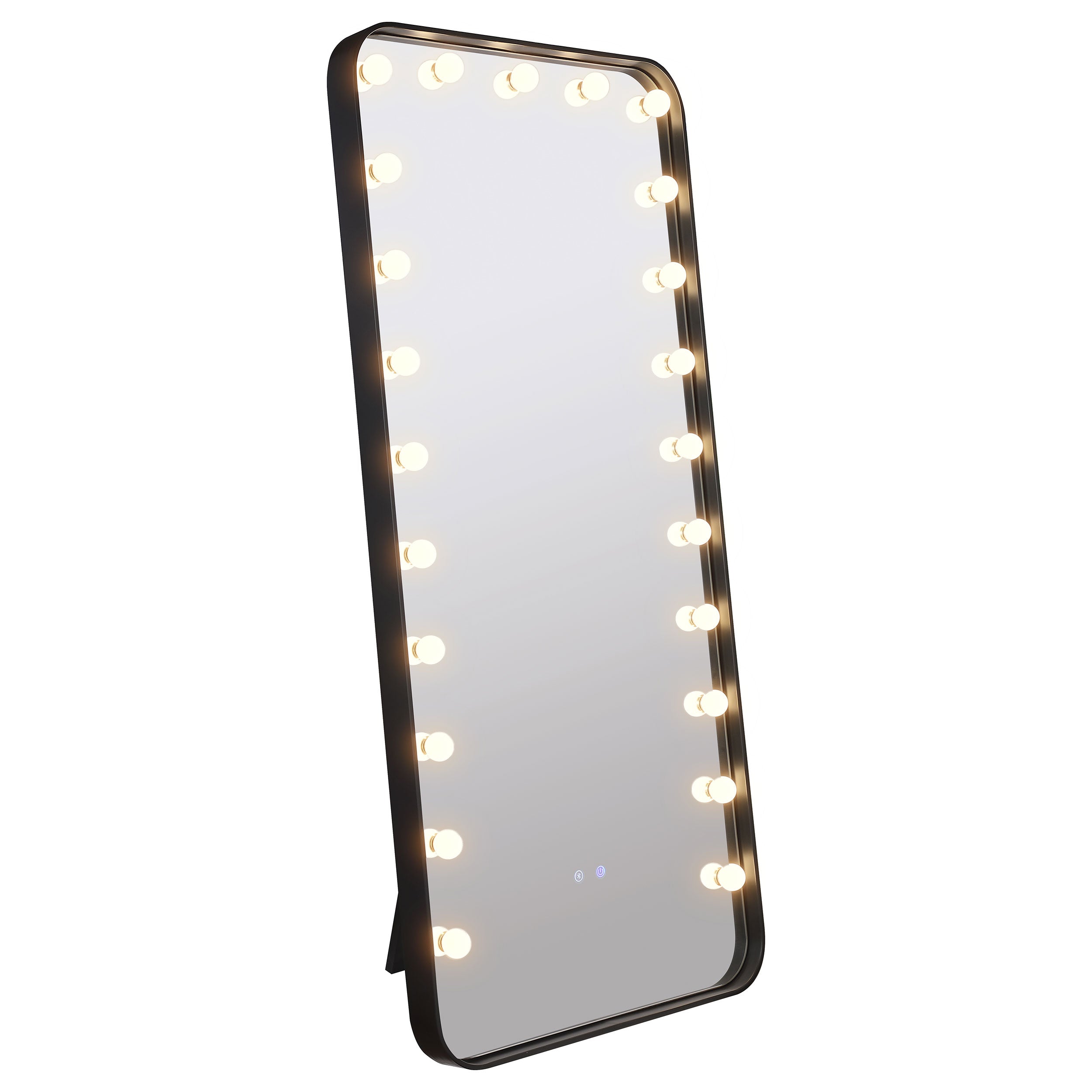 Canton Standing Mirror with LED Lighting and Bluetooth Speaker - Ideal Furniture (Fresno,CA)