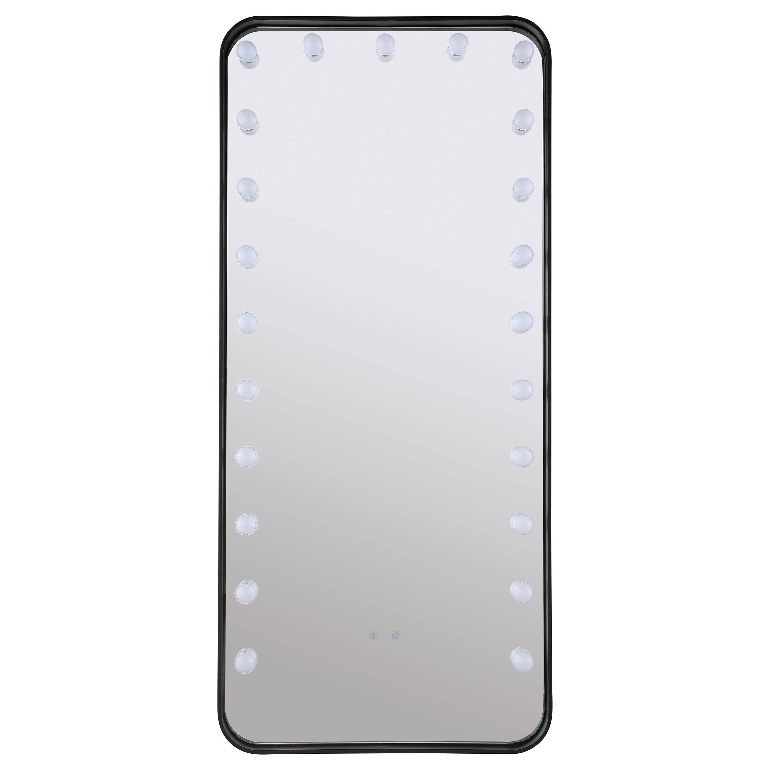 Canton Standing Mirror with LED Lighting and Bluetooth Speaker