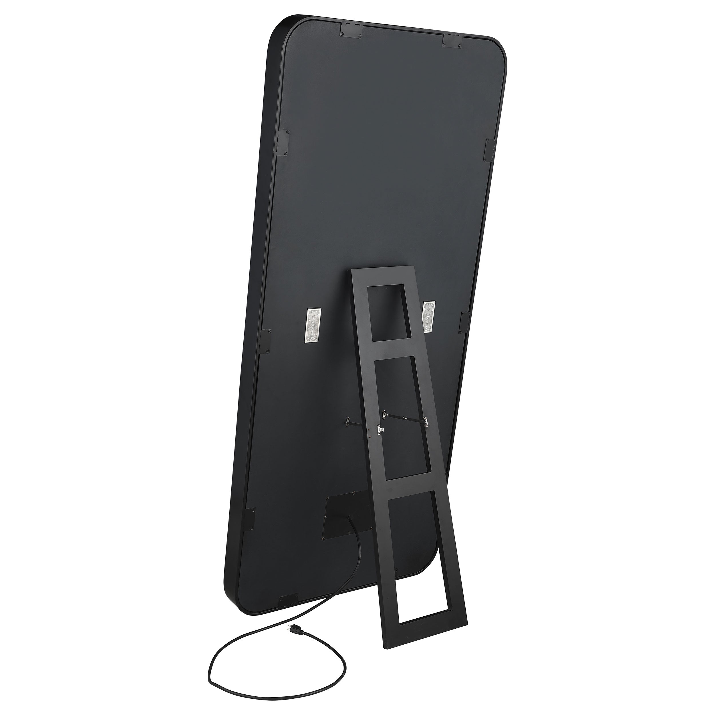 Canton Standing Mirror with LED Lighting and Bluetooth Speaker - Ideal Furniture (Fresno,CA)
