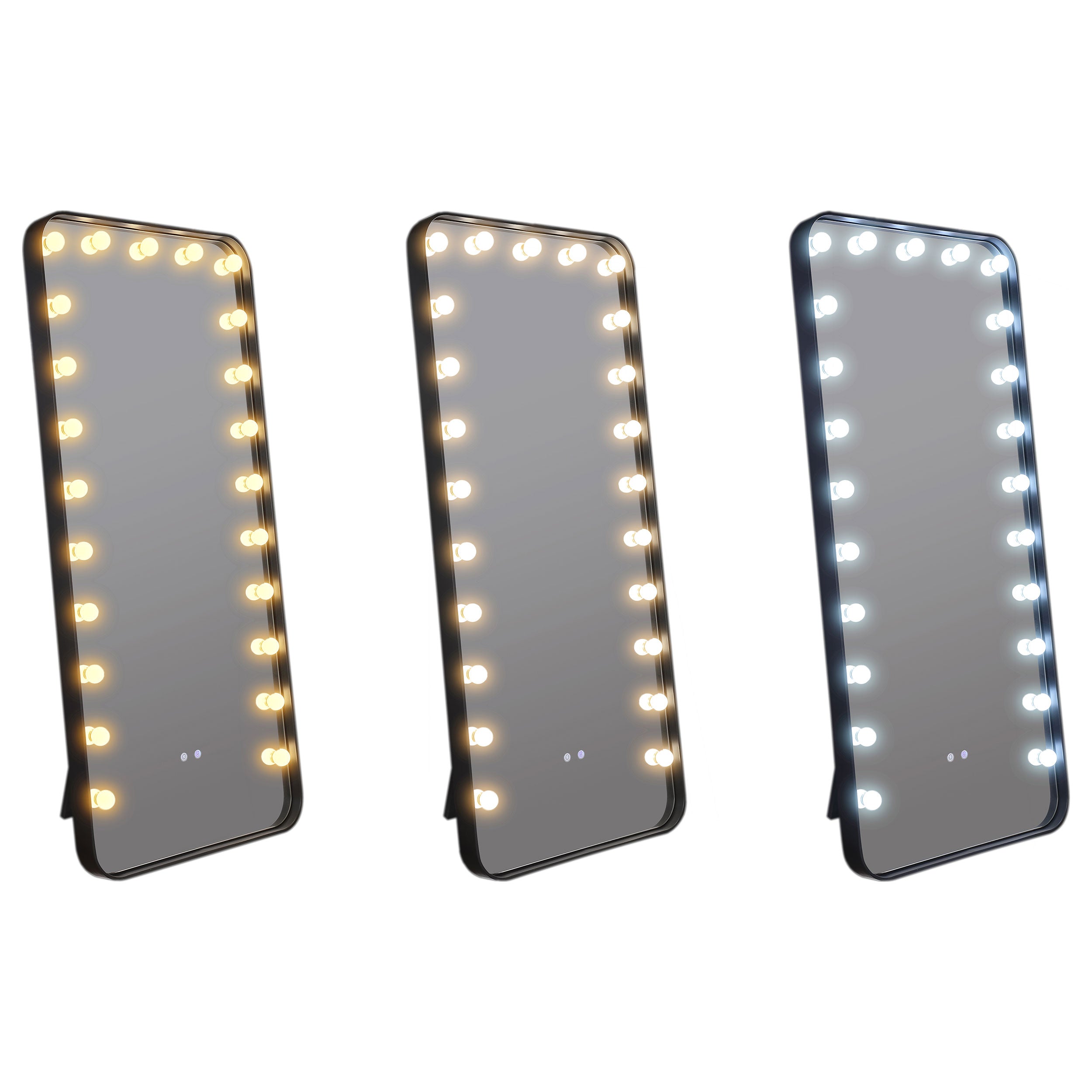 Canton Standing Mirror with LED Lighting and Bluetooth Speaker - Ideal Furniture (Fresno,CA)