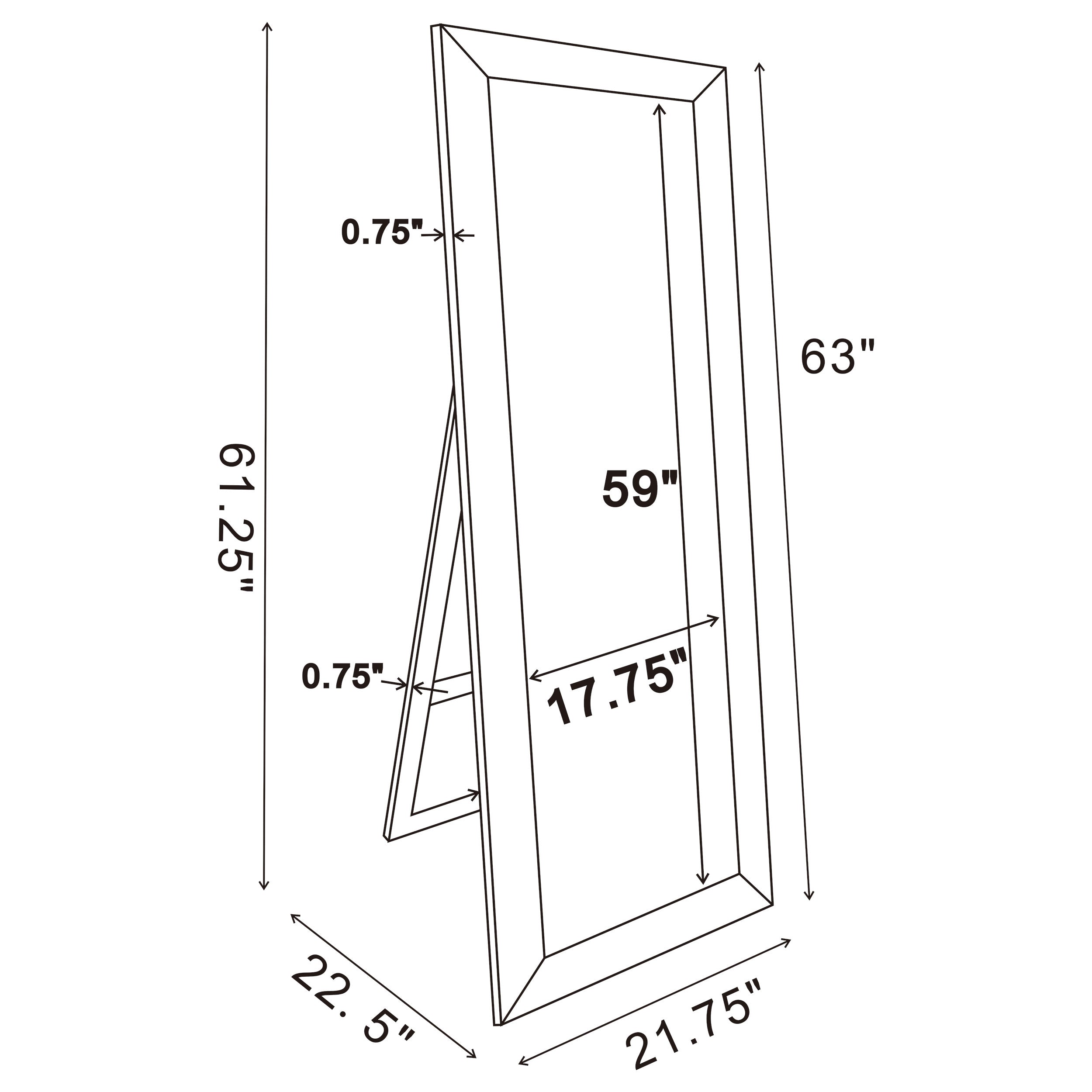 Soline Standing Mirror - Ideal Furniture (Fresno,CA)