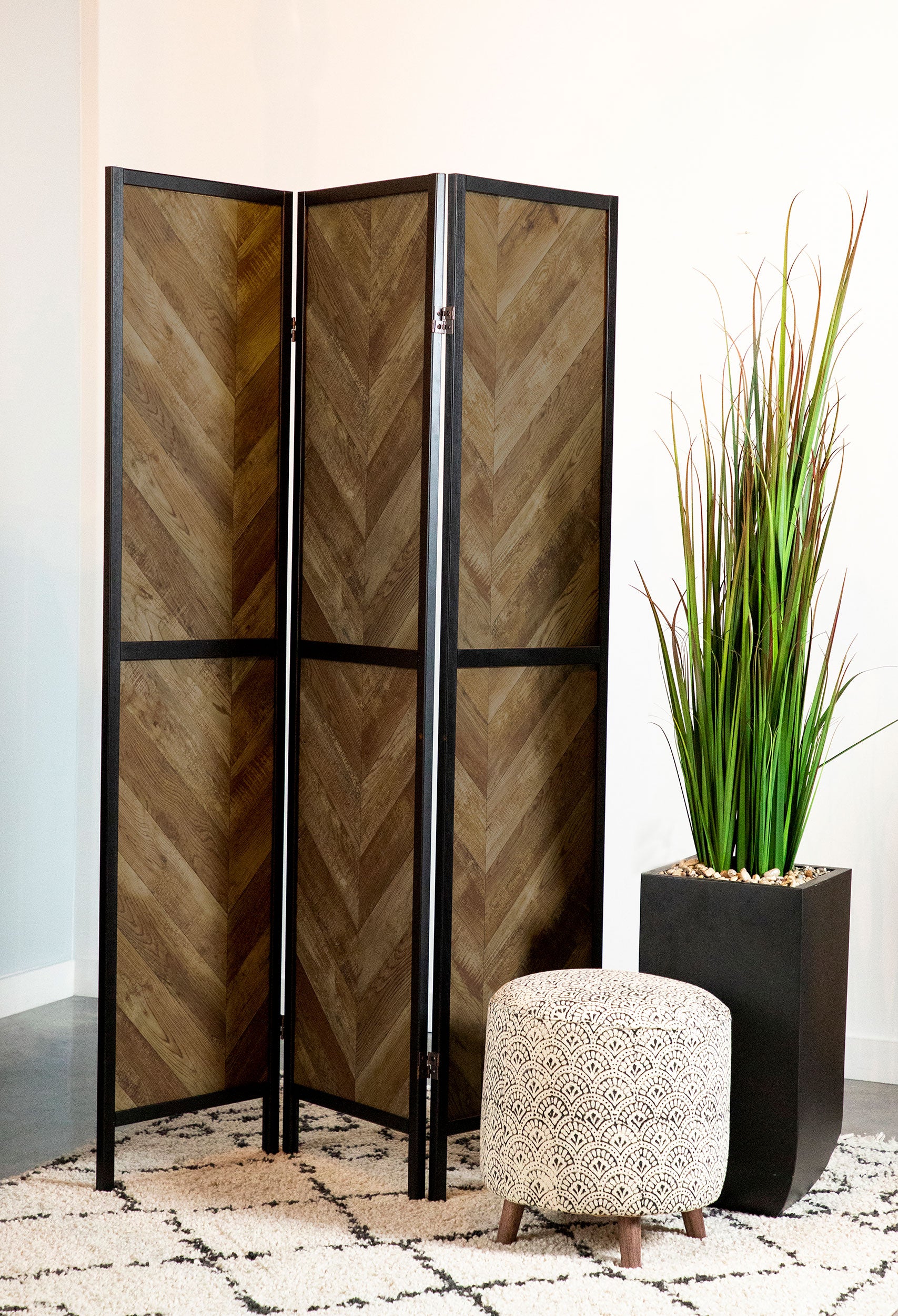 Marlene Three-Panel Room Divider - Ideal Furniture (Fresno,CA)
