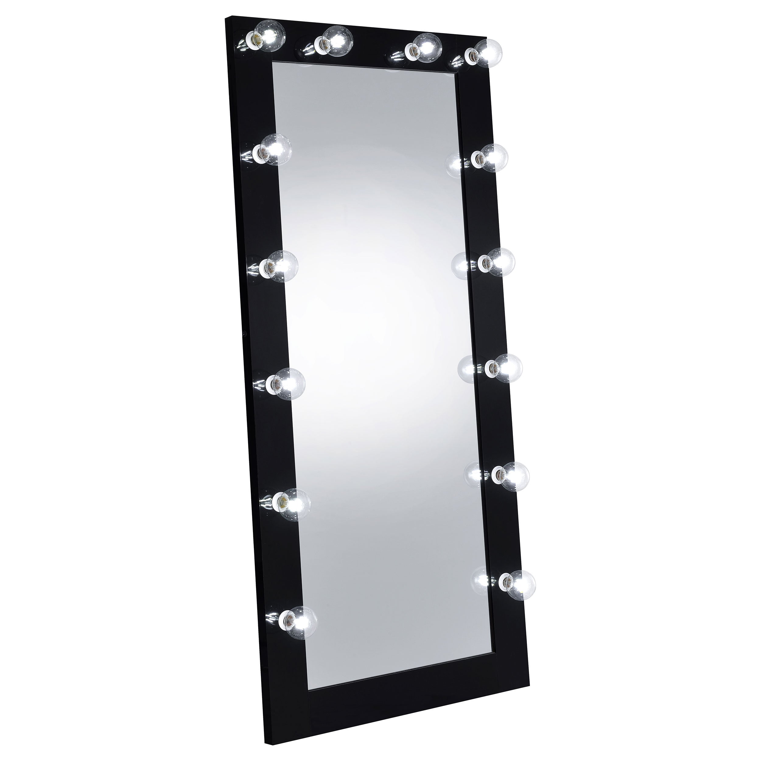 Zayan Floor Mirror with LED Lighting - Ideal Furniture (Fresno,CA)