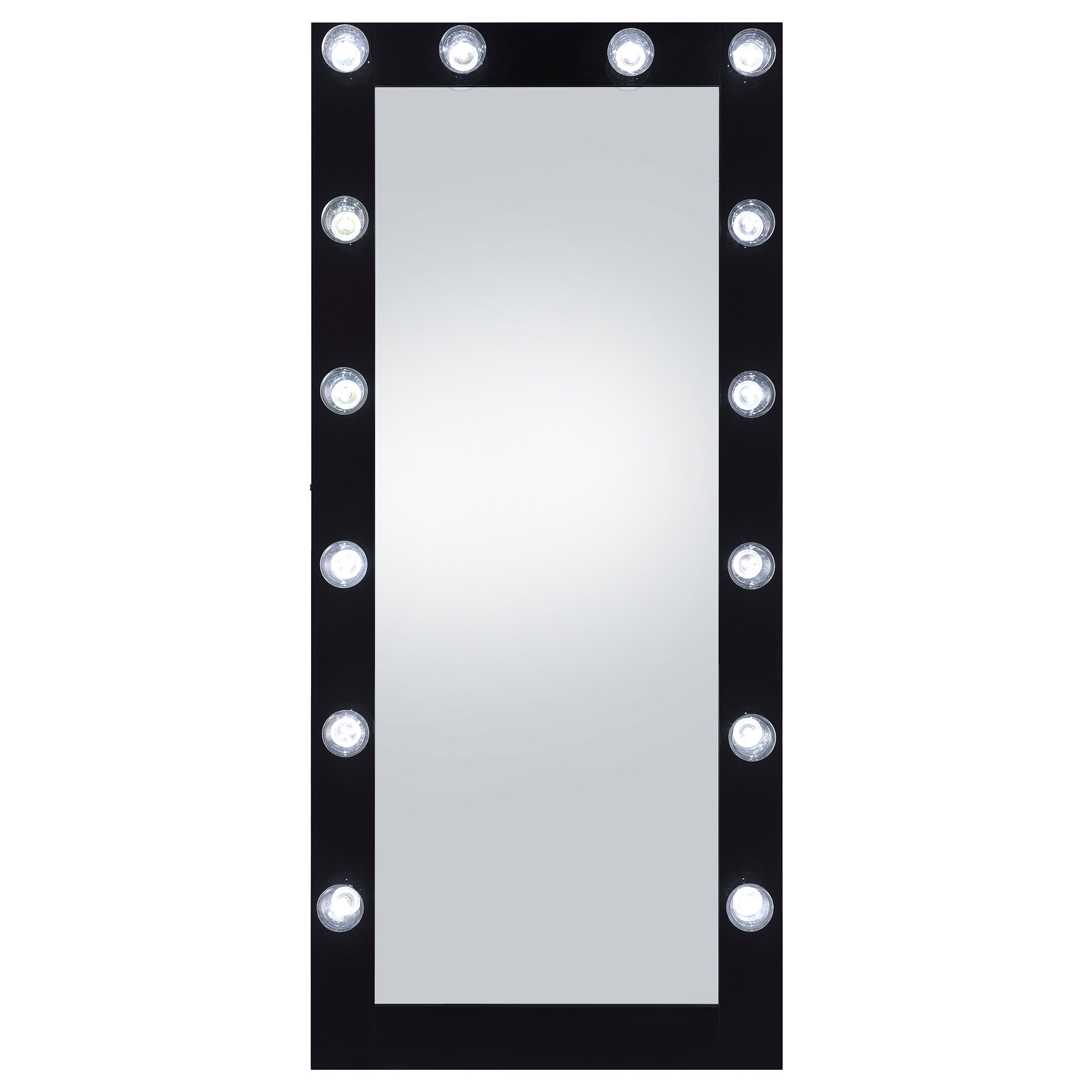 Zayan Floor Mirror with LED Lighting - Ideal Furniture (Fresno,CA)