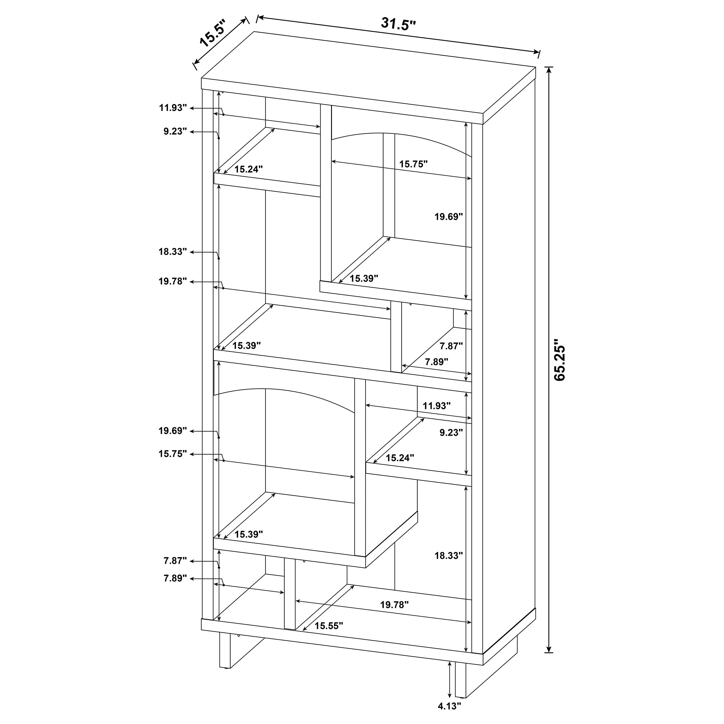 Dalton Bookcase - Ideal Furniture (Fresno,CA)