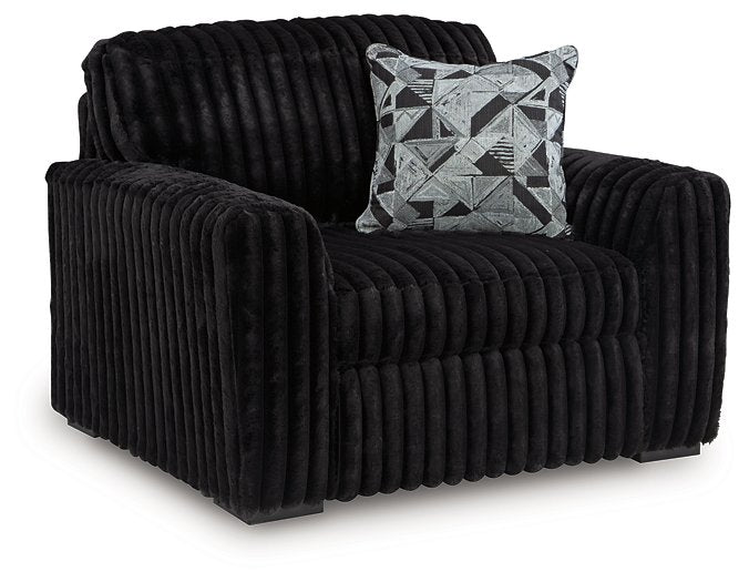 Midnight-Madness Oversized Chair - Ideal Furniture (Fresno,CA)