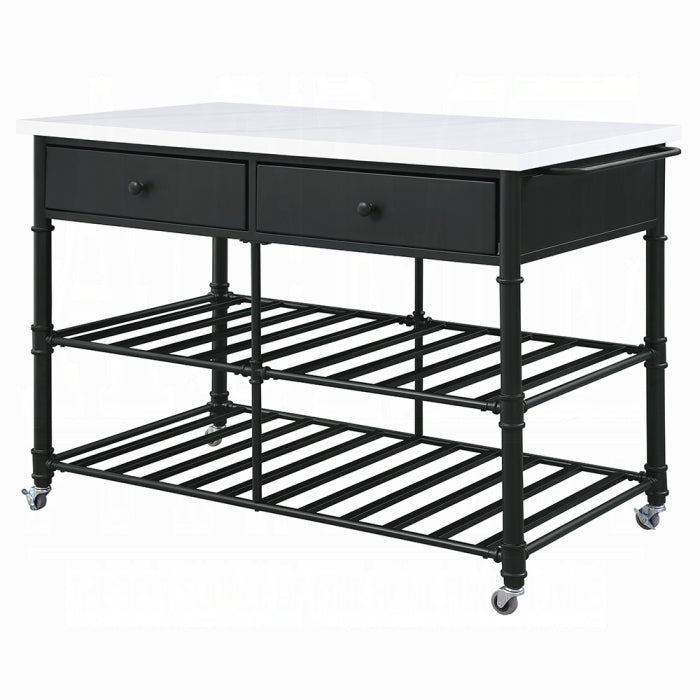 Emery Kitchen Island - Ideal Furniture (Fresno,CA)