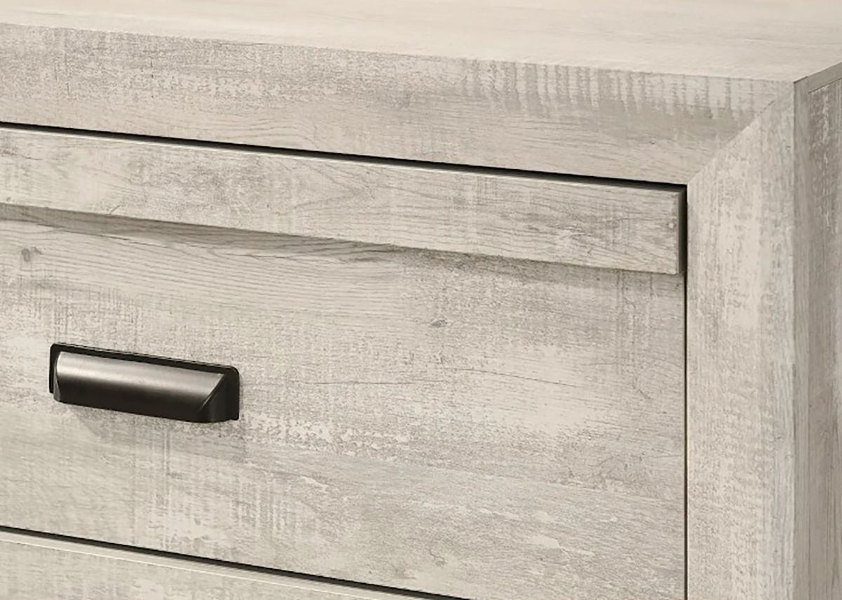 Valor 5 Drawer Chest in Gray - Ideal Furniture (Fresno,CA)