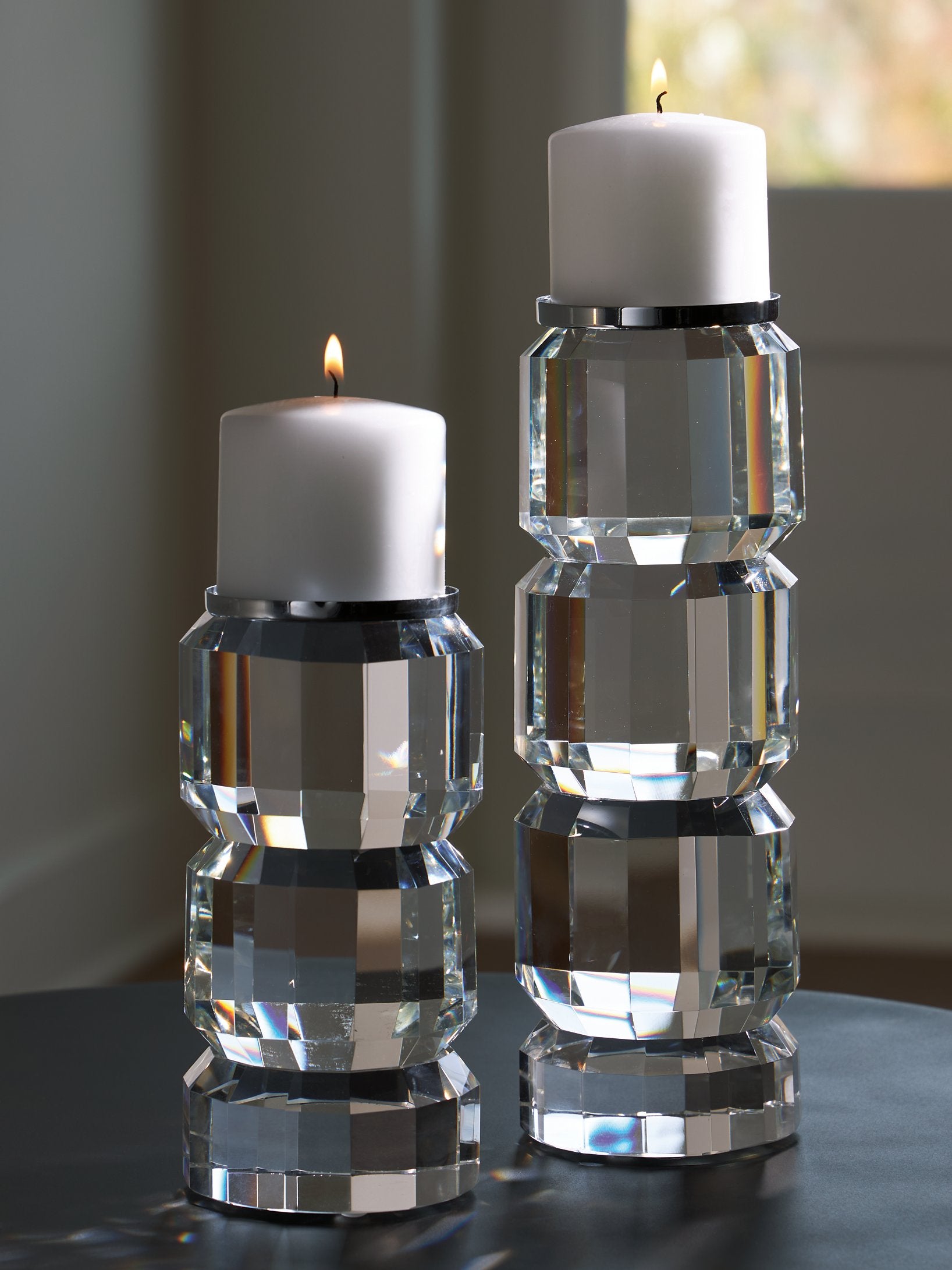 Brentley Candle Holder Set (Set of 2) - Ideal Furniture (Fresno,CA)