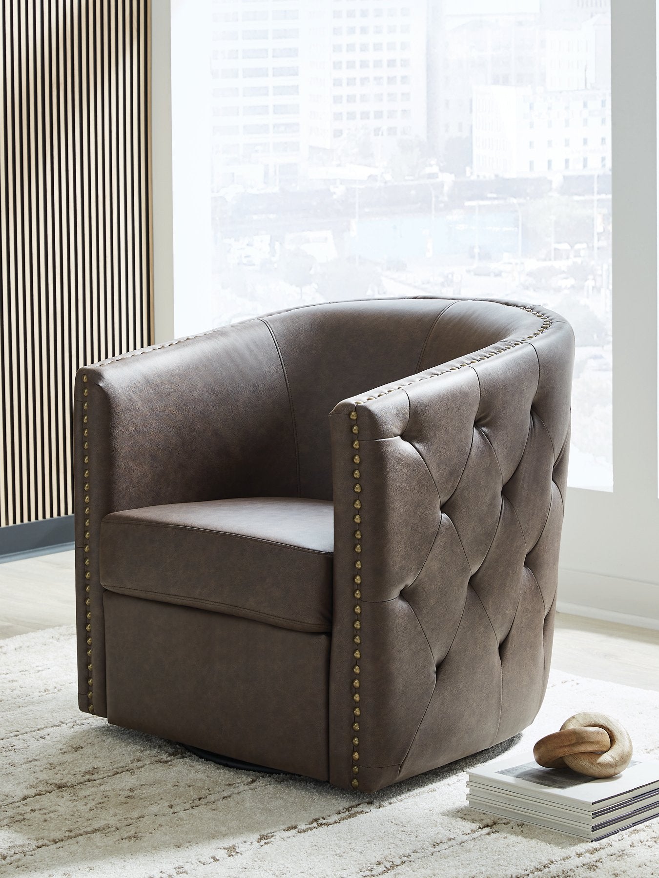 Brentlow Swivel Accent Chair - Ideal Furniture (Fresno,CA)