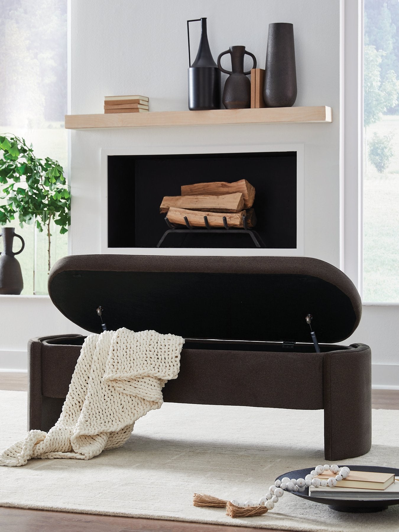 Vavuniya Storage Bench - Ideal Furniture (Fresno,CA)
