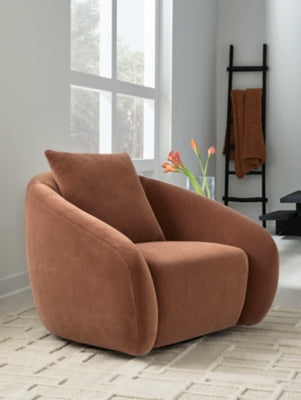 Yahya Swivel Accent Chair - Ideal Furniture (Fresno,CA)