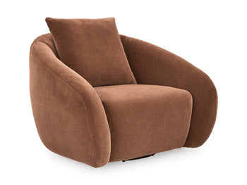Yahya Swivel Accent Chair - Ideal Furniture (Fresno,CA)