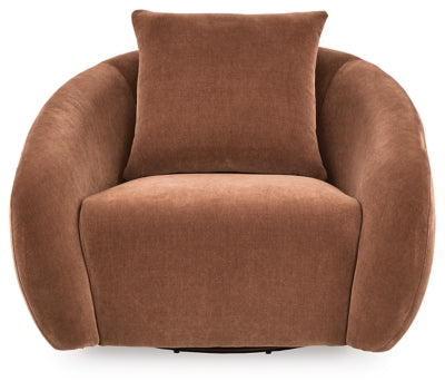 Yahya Swivel Accent Chair - Ideal Furniture (Fresno,CA)