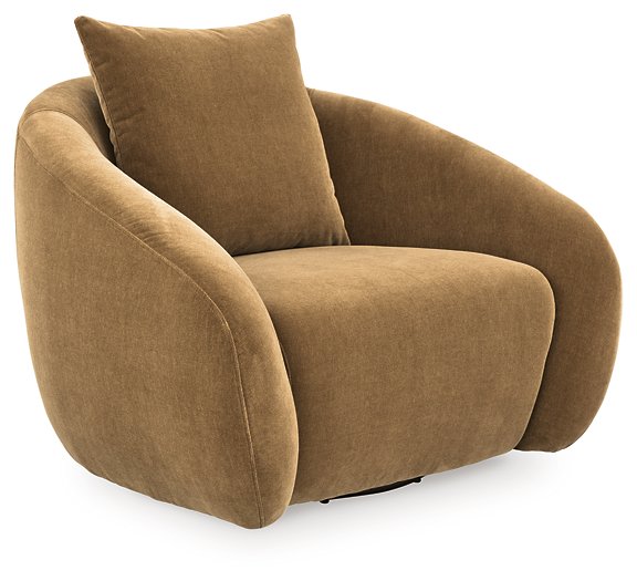 Yahya Swivel Accent Chair - Ideal Furniture (Fresno,CA)