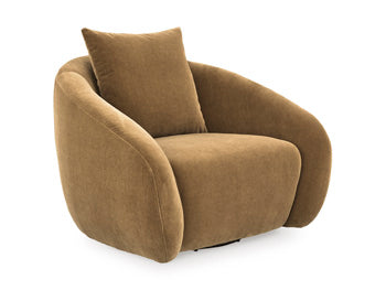 Yahya Swivel Accent Chair - Ideal Furniture (Fresno,CA)