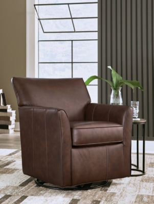 Braydunn Swivel Glider Accent Chair - Ideal Furniture (Fresno,CA)