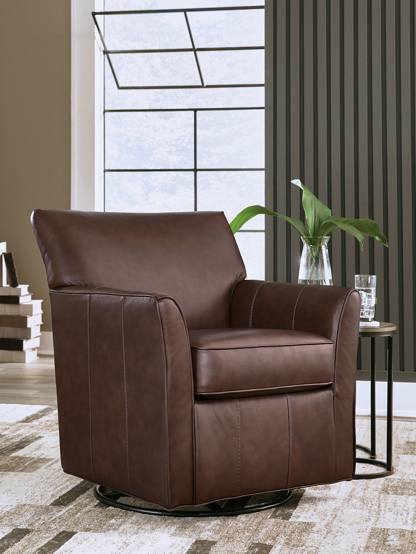 Braydunn Swivel Glider Accent Chair - Ideal Furniture (Fresno,CA)