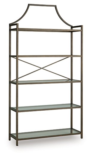 Bernonly 72" Bookcase - Ideal Furniture (Fresno,CA)
