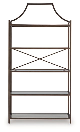 Bernonly 72" Bookcase - Ideal Furniture (Fresno,CA)