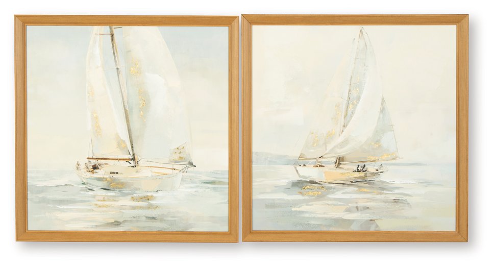Winbrook Wall Art Set (Set of 2) - Ideal Furniture (Fresno,CA)