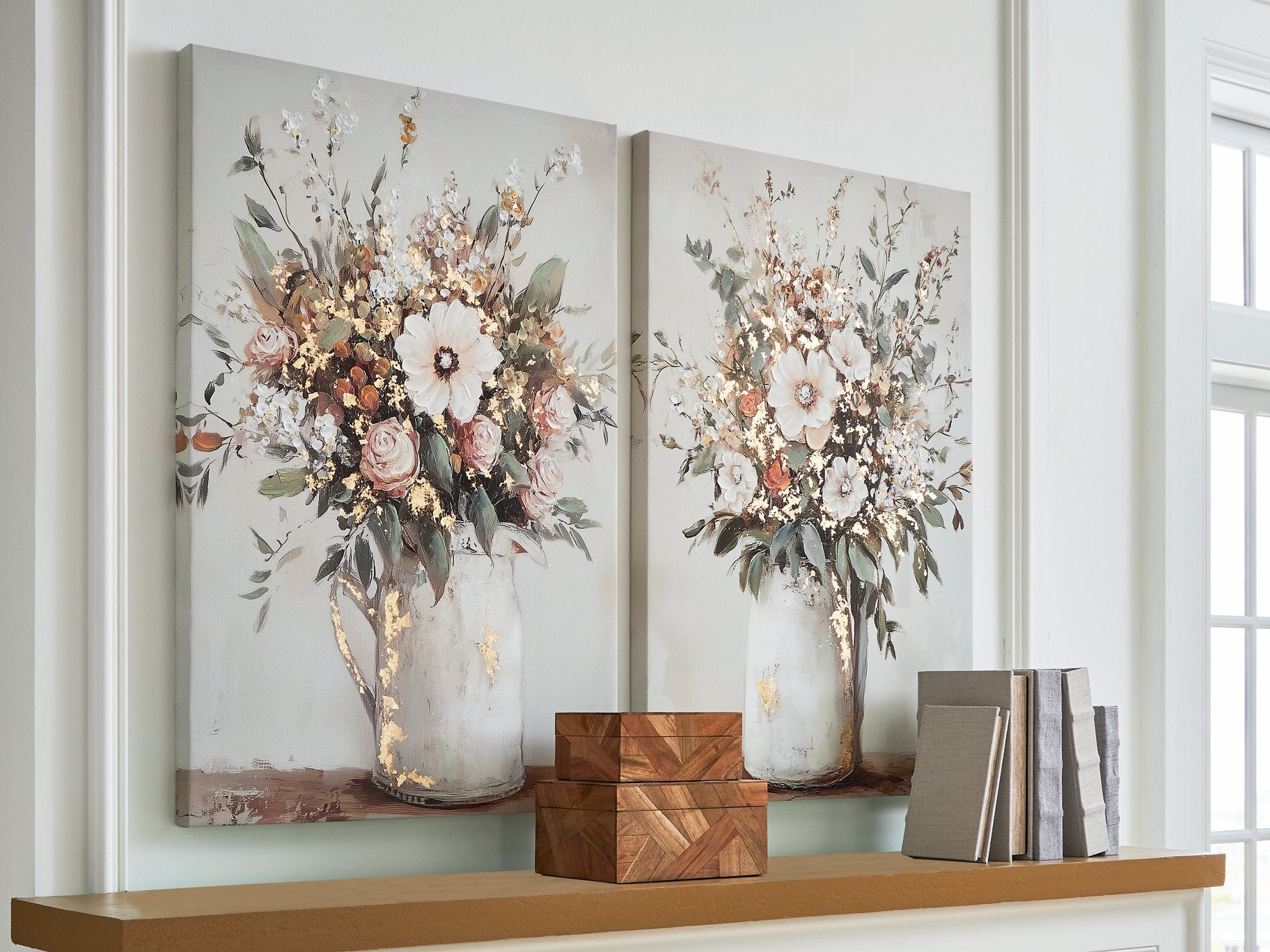 Faisaldon Wall Art (Set of 2) - Ideal Furniture (Fresno,CA)