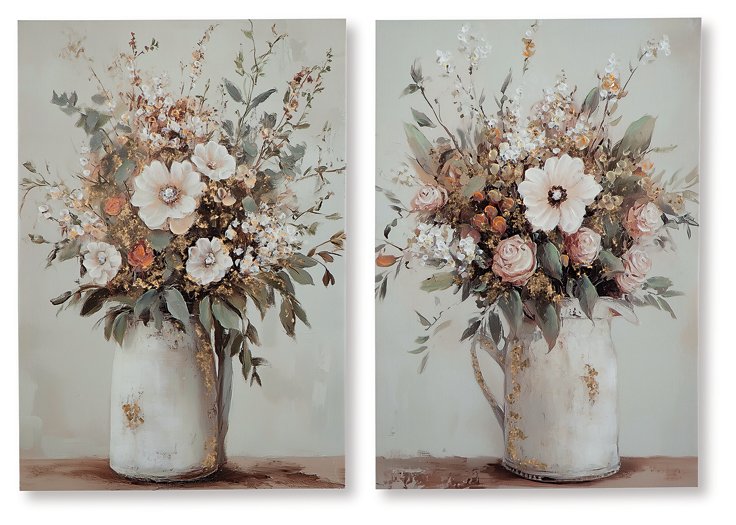 Faisaldon Wall Art (Set of 2) - Ideal Furniture (Fresno,CA)
