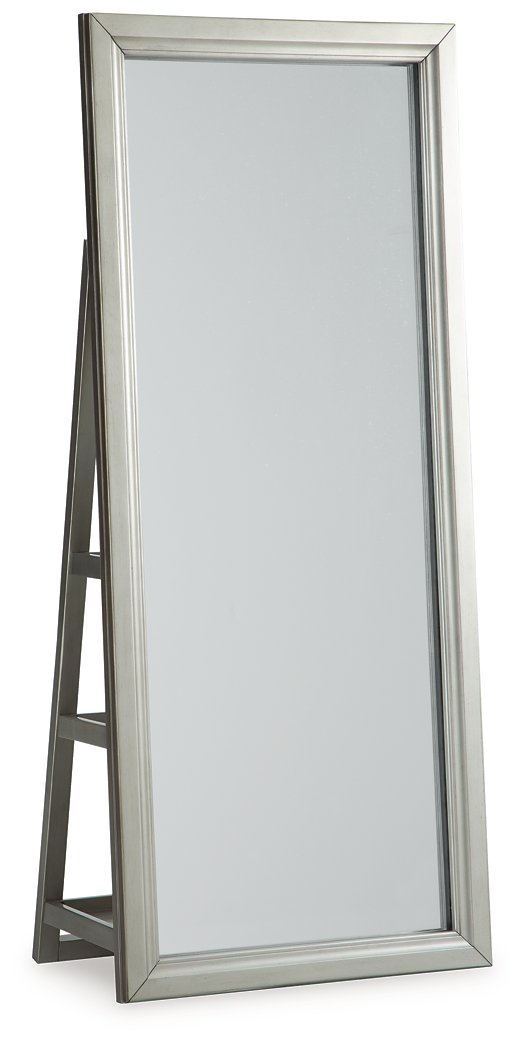 Evesen Floor Standing Mirror/Storage - Ideal Furniture (Fresno,CA)