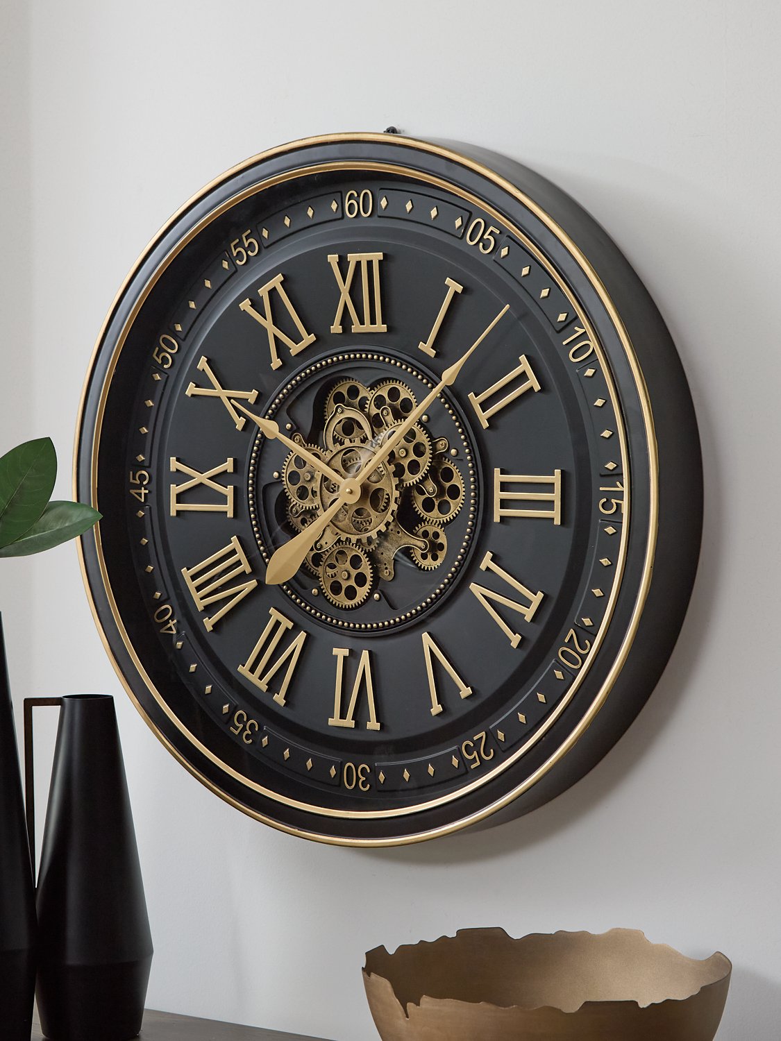 Dairton Wall Clock - Ideal Furniture (Fresno,CA)