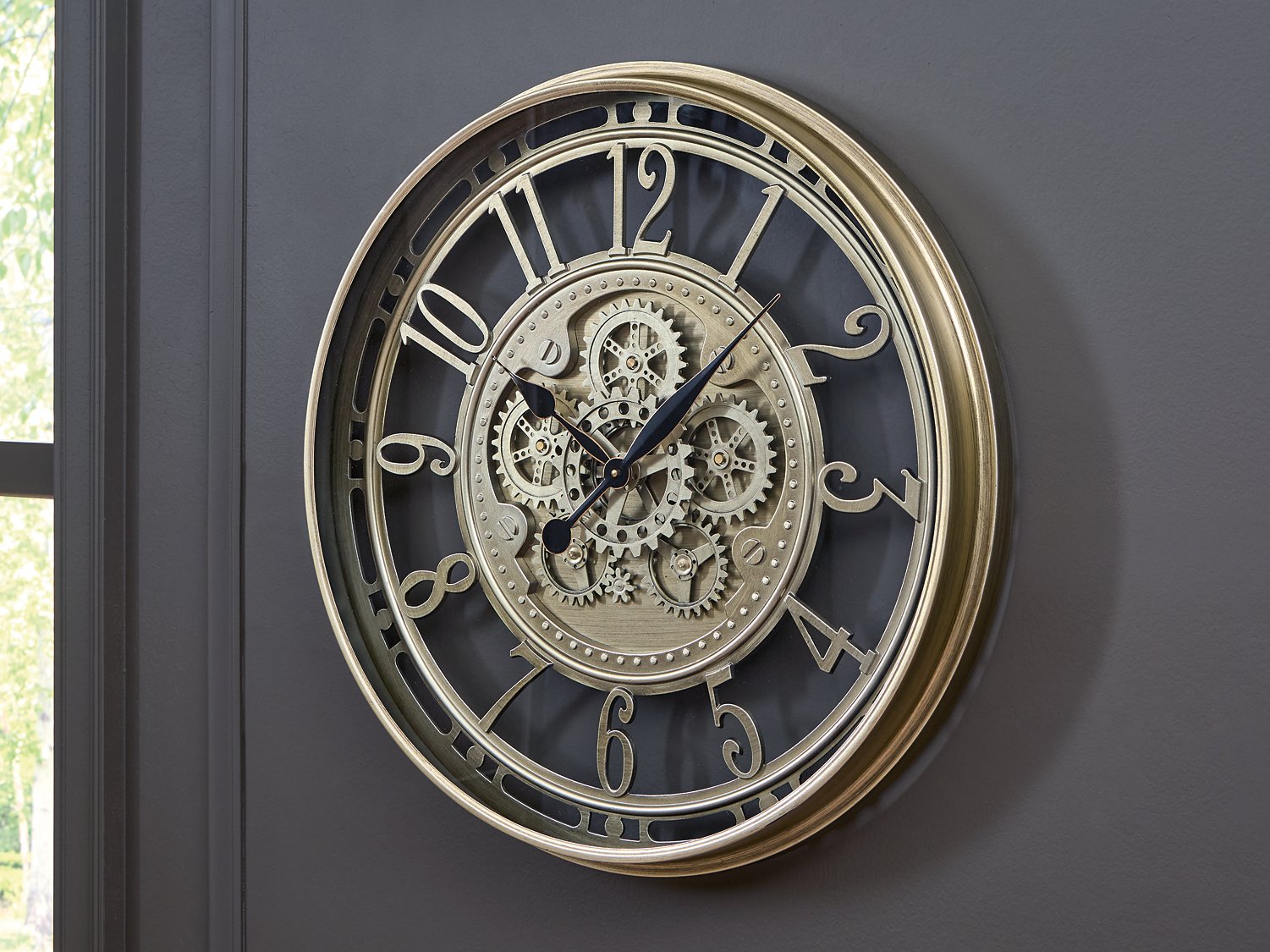 Gilover Wall Clock - Ideal Furniture (Fresno,CA)
