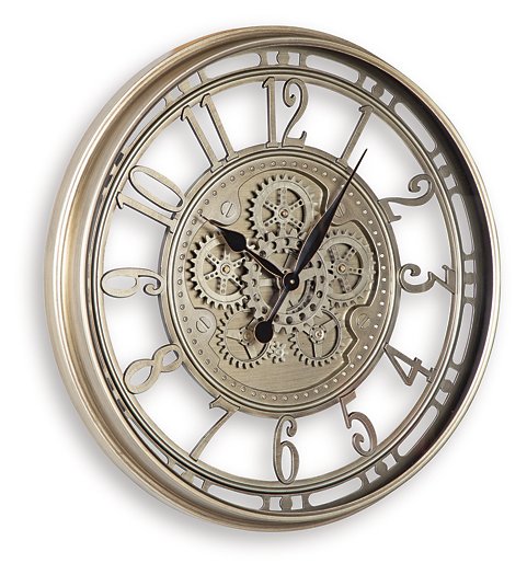 Gilover Wall Clock - Ideal Furniture (Fresno,CA)