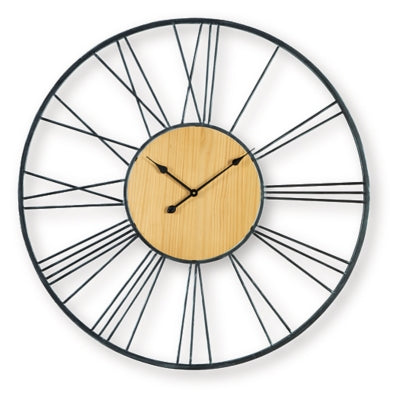 Brockett Wall Clock - Ideal Furniture (Fresno,CA)
