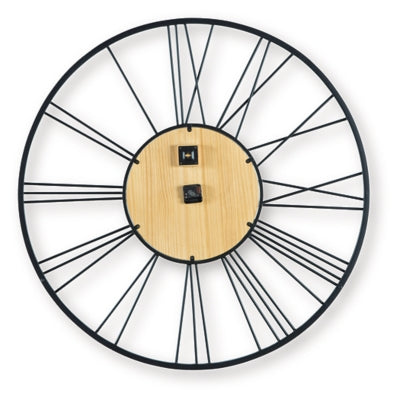 Brockett Wall Clock - Ideal Furniture (Fresno,CA)