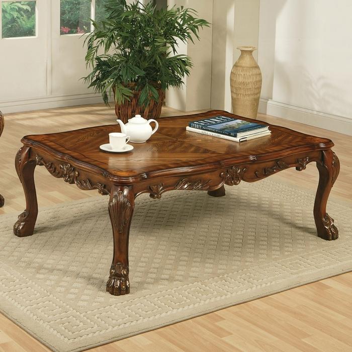 Dresden Cherry Oak Coffee Table - Ideal Furniture (Fresno,CA)