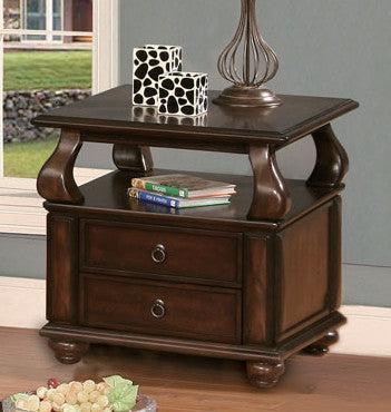 Acme Amado End Table in Espresso 80012 - Ideal Furniture (Fresno,CA)