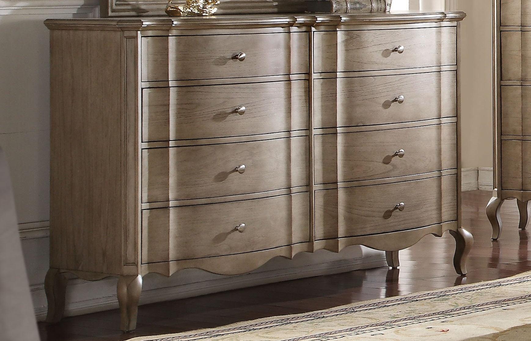 Acme Chelmsford Drawer Dresser in Antique Taupe 26055 - Ideal Furniture (Fresno,CA)