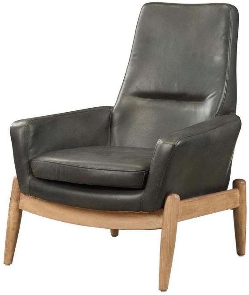 Acme Dolphin Accent Chair in Black 59533 - Ideal Furniture (Fresno,CA)
