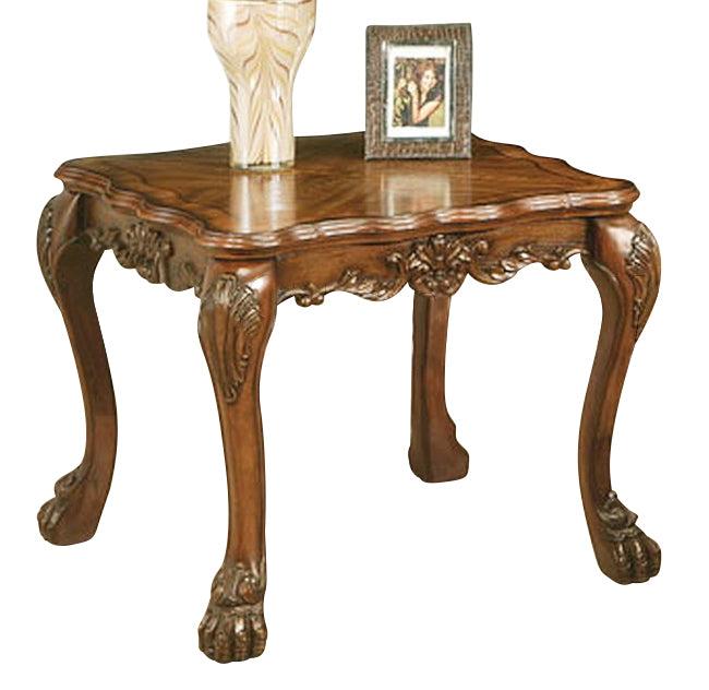 Acme Dresden Traditional End Table in Cherry Oak 12166 - Ideal Furniture (Fresno,CA)