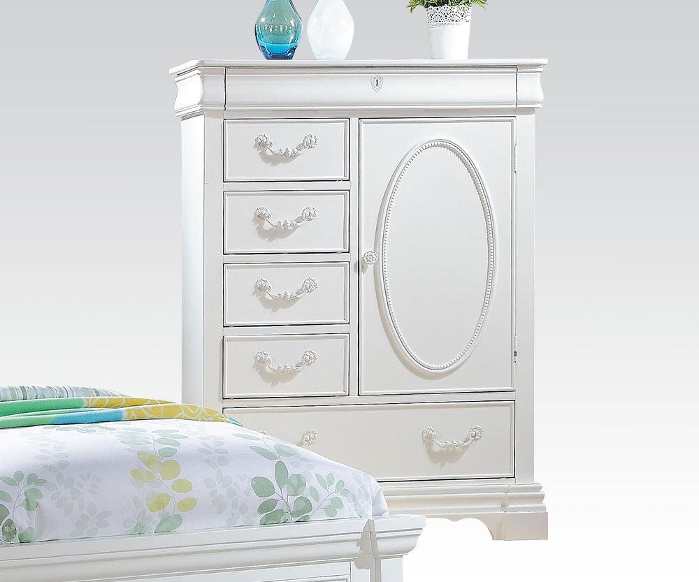 ACME Estrella Youth Chest in White 30246 - Ideal Furniture (Fresno,CA)