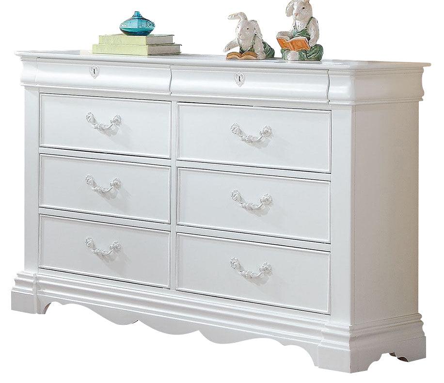 ACME Estrella Youth Dresser in White 30245 - Ideal Furniture (Fresno,CA)