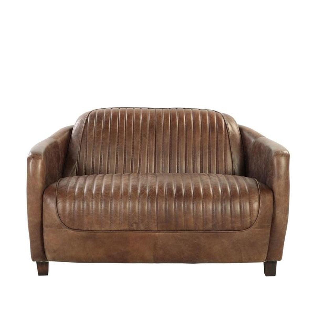 Acme Furniture Brancaster Loveseat in Retro Brown 53546 - Ideal Furniture (Fresno,CA)