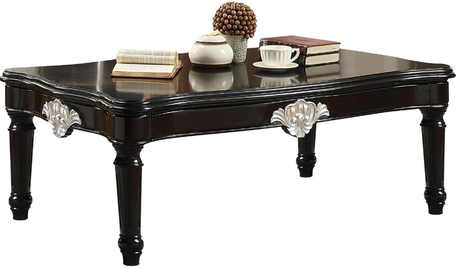 Acme Furniture Ernestine Coffee Table in Black 82110 - Ideal Furniture (Fresno,CA)